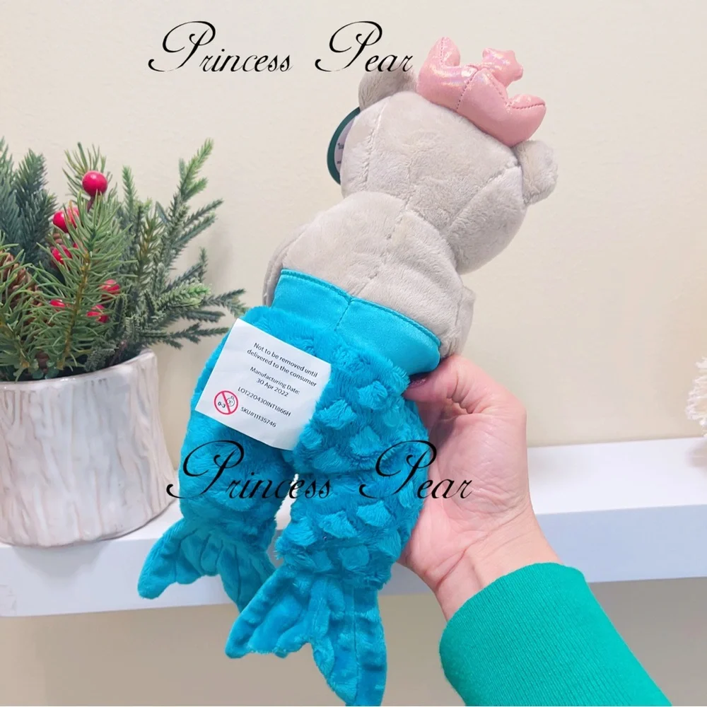 2021 & 2022 Starbucks Thailand Teal Mermaid Siren Bearista - Picture 6 of 9